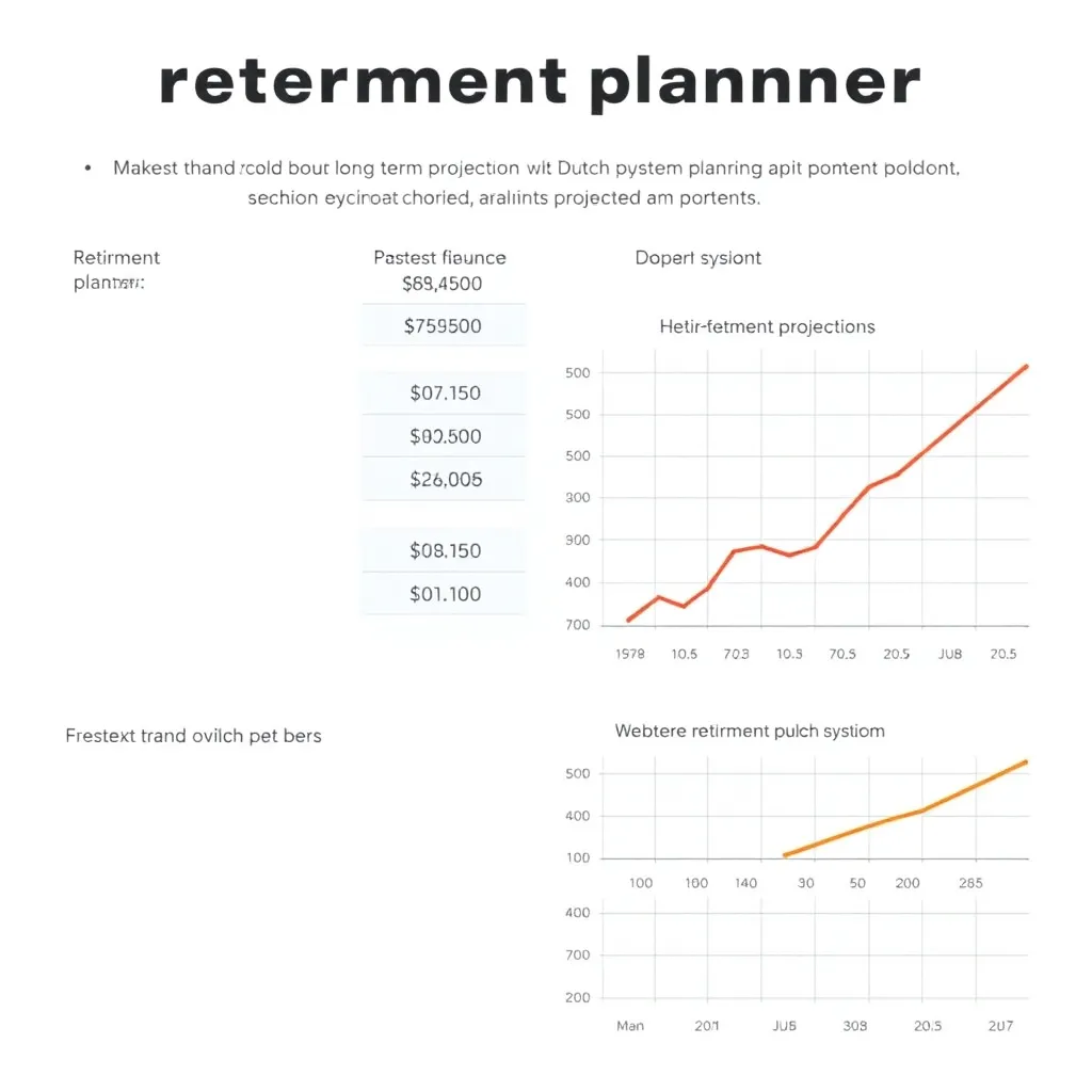 Pensioenplanner met langetermijnprojecties voor Nederlandse pensioenen